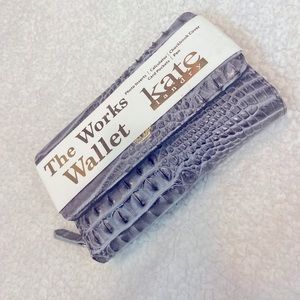 Gray and Black Kate Landry Wallet